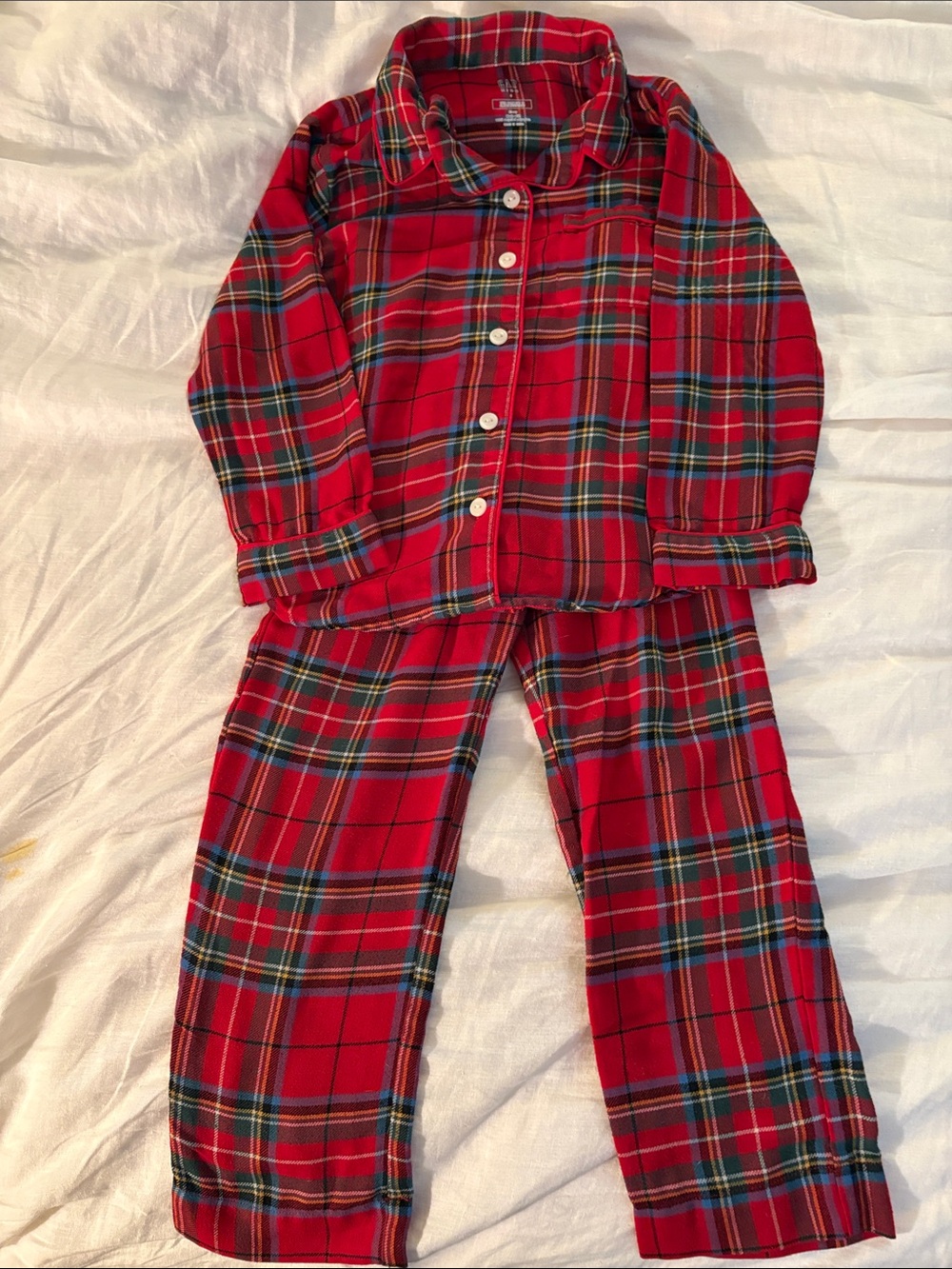 GAP Red Plaid Button-Down Shirt